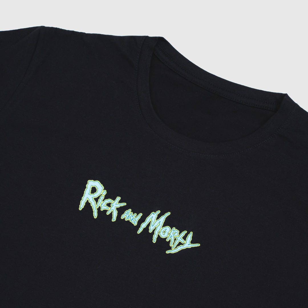 Comprar Camiseta Negra RIK&ME Logo espalda 100% Algodón
